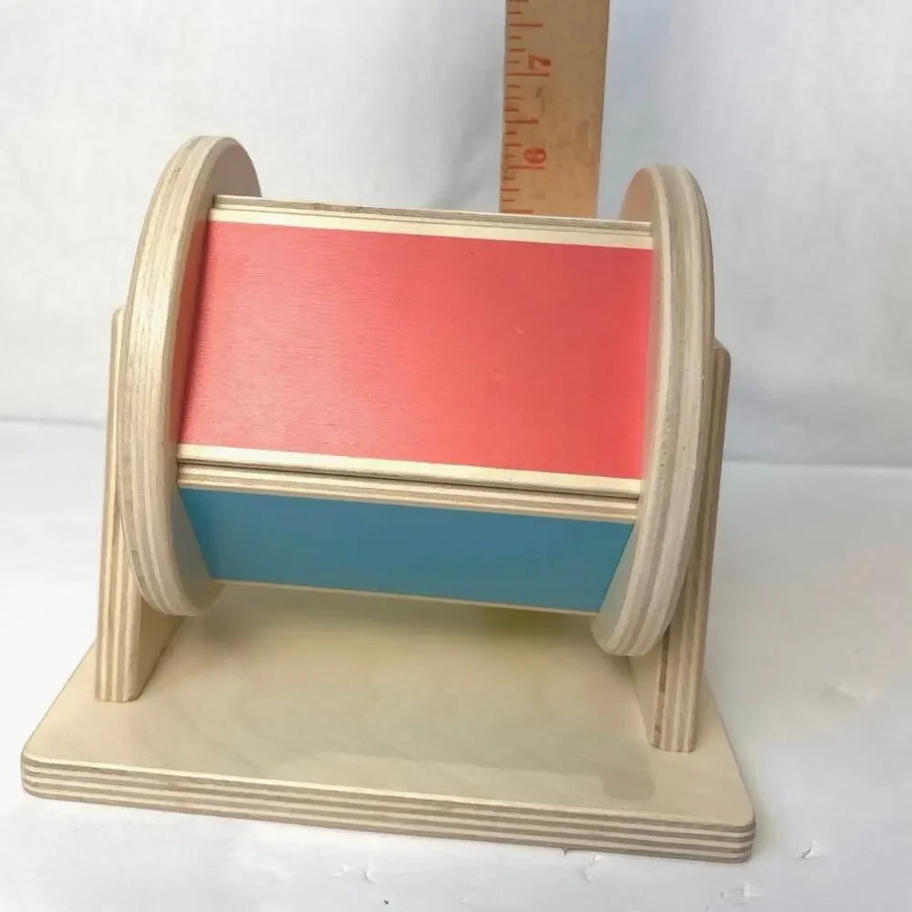 Lovevery Spinning Rainbow Wheel and Wooden Bell Sensory Montessori Toy’s